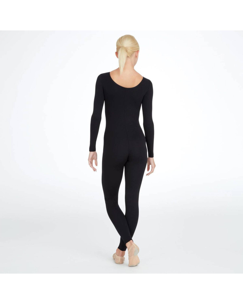 Capezio Unitard Donna A Maniche Lunghe - Tuta Danza Morbida In Nylon/Spandex